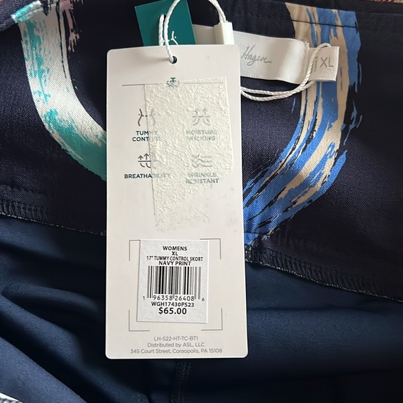 NWT Lady Hagen Women's 17'' Tummy Control Golf Skort size XL - Picture 4 of 4